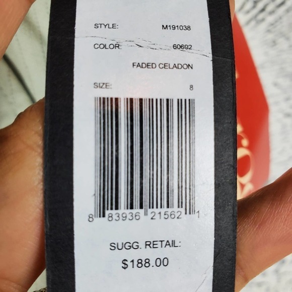 Marc by Marc Jacobs Faded Celadon Pin Striped Business Casual Pants Size 8 - Picture 8 of 12